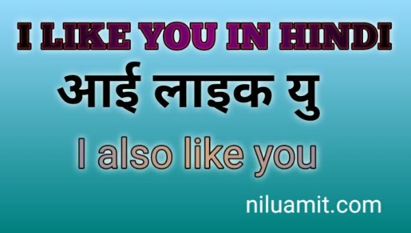 I like you ka matlab kya hota hai | लाइक का मतलब हिंदी में